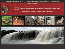 Tablet Screenshot of bengal-of-white-creek.net
